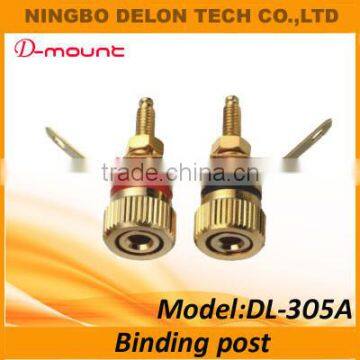 professional audio socket speaker terminal binding post connector