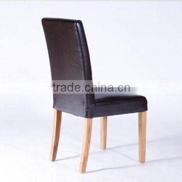 Factory Price Wooden Chair Leather Dining Chair Used for Hotel Restaurant photo-3