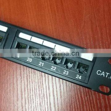 24-Port Cat6 Unshielded Wallmount or Rackmount Patch Panel photo-2