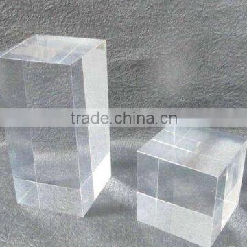 clear PMMA cubes acrylic blocks resin paperweight