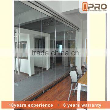 Aluminium frameless interior glass wall for a good view