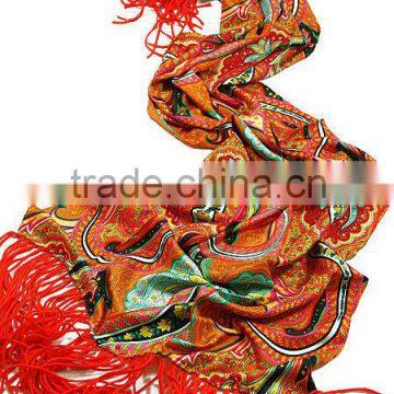 Factory Free Samples Best Price Large Long Silk Shawl With Fringe