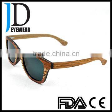 High Quality Wholesale Fashion Polarized Wooden Sunglasses