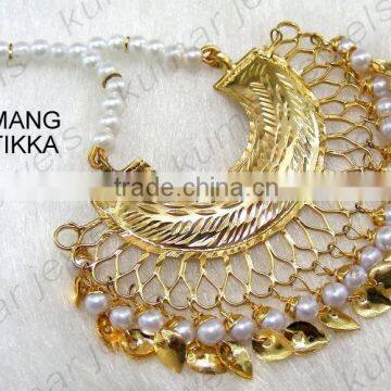 Golden Pearl Hair Jewelry