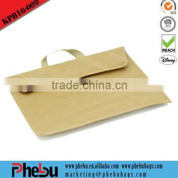 Hot sale Promotion washable paper briefcase{KPB16-009)