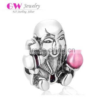 D190 globalwin jewelry silver lonevity beads,lucky antique charms for unisex