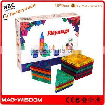 2016 safety toys plastic magnetic building blocks 3D 20pieces
