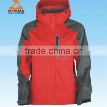 Mens nylon waterproof windless hoodie windbreaker jacket