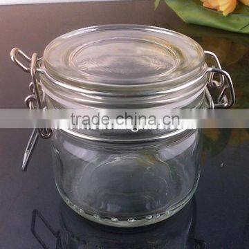 glass clip lid jars with hinged lids