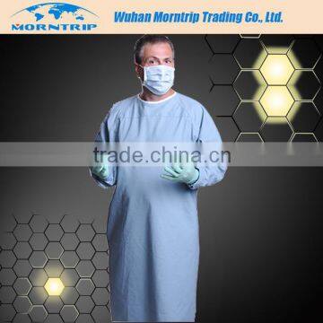 Nonwoven Disposable Surgical Isolation Gown For Hospital/surgical Medical Sterile Gown Free Size