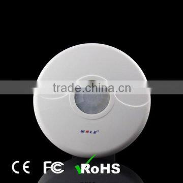 Intelligent wireless ceiling PIR intruder detector