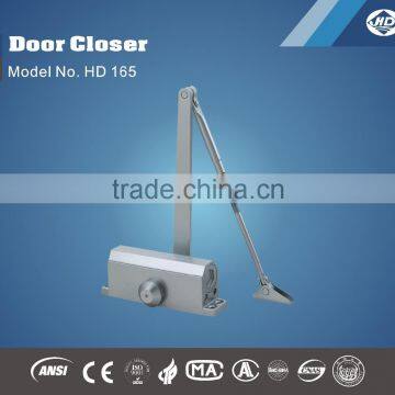 Speed adjustment door closer for iron gates