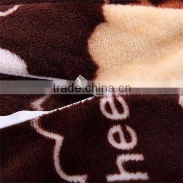 Fantasy Warm Thickened Active Dyeing Four Piece Cashmere Flannel Bedding Sets photo-4