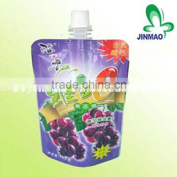 High grade plastic pouch with spout For Food