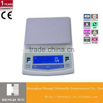 2kg 1g Aluminum Alloy Electronic weighing scales with RS232 Interface