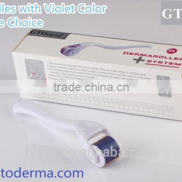 GTO 2014New GMT 540needles micro needle derma roller with blue violet head