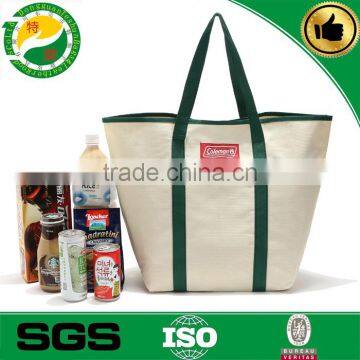 2015 hot sale 100% 600D polyester supermarket resualbe shopping bag