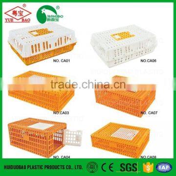 Agriculture farming chicken cage, plastic chicken transport, foldable chicken cage