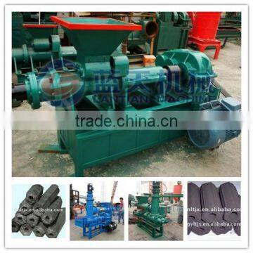 Lantian plant hot sale charcoal bars briquette machine coal rod making extruder machine