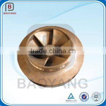 precision casting water brass centrifugal pump impeller