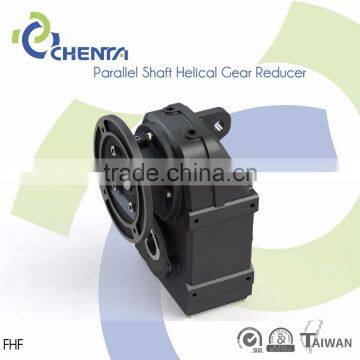 PARALLEL SHAFT HELICAL GEAR REDUCER flange mounted gear motor flange input gearbox