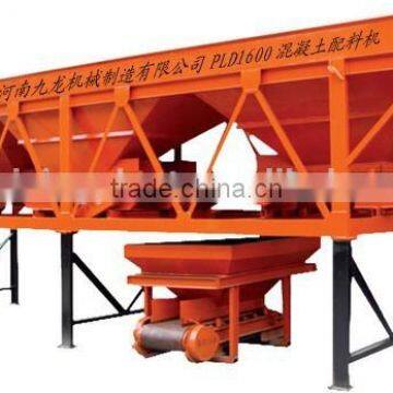 PLD1600 advanced concrete batching machine 3 hoppers