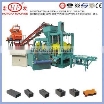 QT4-15B Medium scale block machine medium capacity bricks making machine medium hydraulic blocks form production line on sale