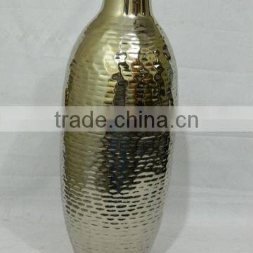 Iron Hammered Flower Vase