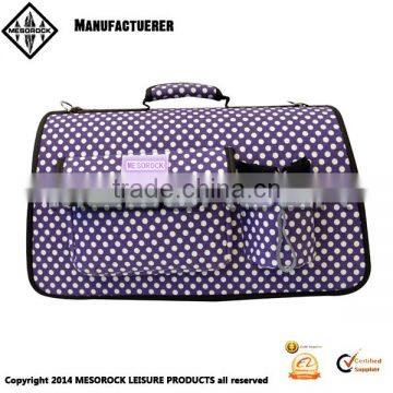 Portable Soft-sided Pet Travel Carrier House Kennel for Small Medium Puppy Dog Cat Tote Crates Shoulder Bag With Storage Pockets photo-5