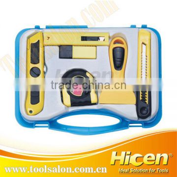 6pcs Multi-function Tool Set: Utility Knife,Srpaer and Measuring Tape