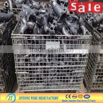 JT factory galvanized steel wire storage cage / warehouse cage