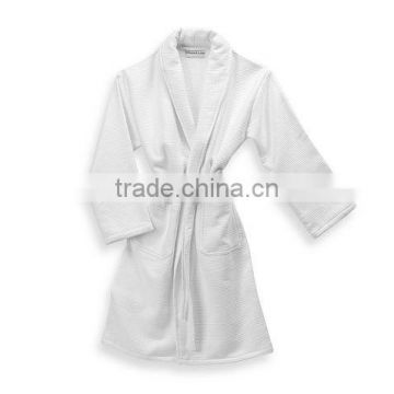 High Quality The Spa Collection Cotton Unisex Waffle Weave Robe