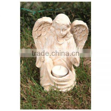 Angel with T Light Candle holder