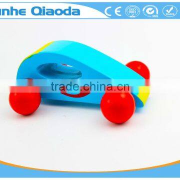 Green Color Wood Toys Racing Car Toy for Kids,Education City Games Wooden Car Model Toy photo-3