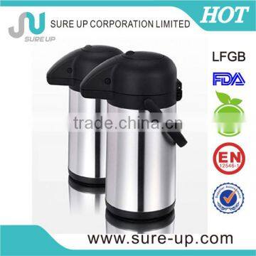 best selling products stainless steel air pump thermos with small mouth(ASUA)