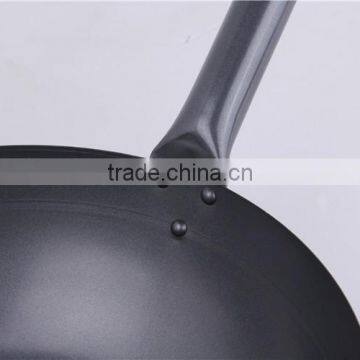 JiaHe Metal Factory Kitchen Utensils Cantonese Carbon Steel Wok photo-2