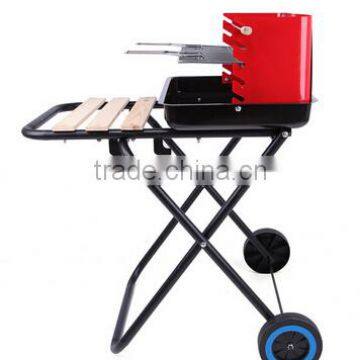Outdoor Folding BBQ Grill Trolley photo-2