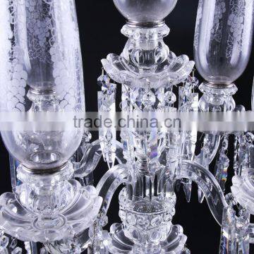 New Product Unique Design Floor Standing Crystal Candelabra Manufacturer Sale photo-2