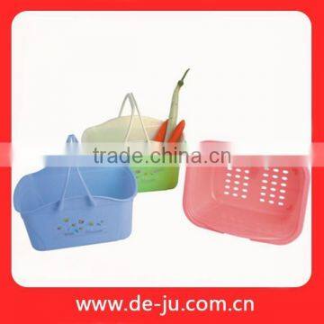 Plastic Colorful Wholesale Fruit Picking Basket