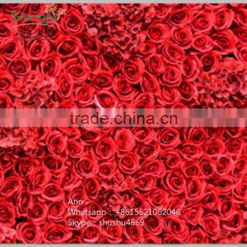 SAST-70004 Hydrangea/rose Flower Wall Wedding Silk Flower Wall for Decor photo-6