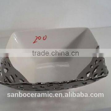 Stocklot Silver Vase Ceramic, Stoneware Plate , Bowl Home Decoration photo-2