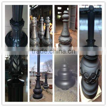 Antique Cast Iron Garden Lamp Pole Bases