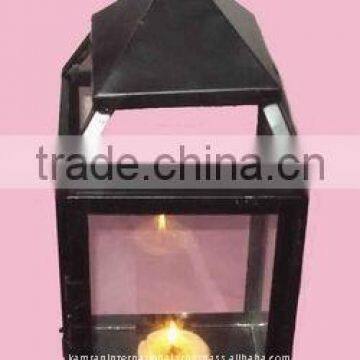 Stainless steel candle lantern