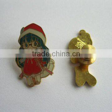2012 Enamel portrait metal pin
