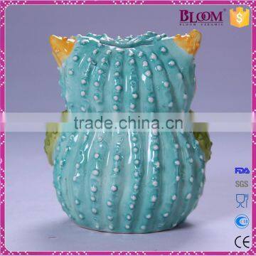 Owl Desgin Custom Ceramic Decoration Coin Bank photo-3