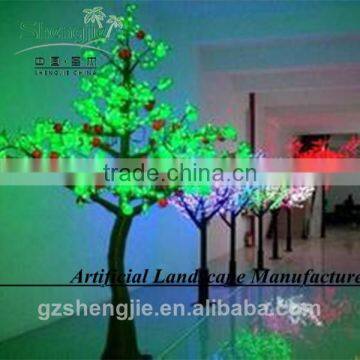 new disign green white red color led trees