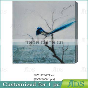 Abstract Birds Oil Painting On Canvas photo-2