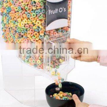 Eco-friendly Wholesale Acrylic Glass Cereal Dispenser photo-3