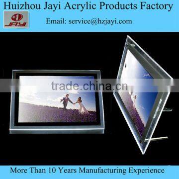 Customized led digital photo frame/latest design of photo frame/led light photo frame