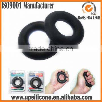 black silicone finger ring strength exercises exercise hand grip ring